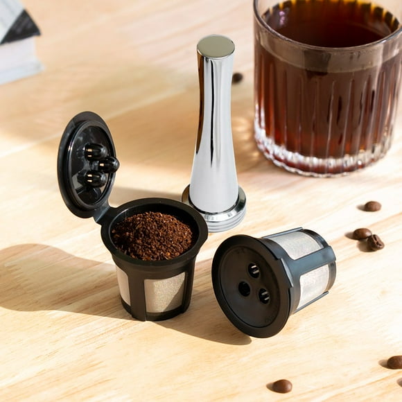 Coffee Filter 4pcs-Reusable K Cups for Ninja Dual Brew Coffee Maker Reusable Coffee Pods Coffee Filter Compatible with Ninja CFP201 CFP301 CFP400