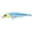 Prism Silver Blue, variant on Yo-Zuri 3DR-X Jerkbait Suspending Lure, 80mm, Ghost Sexy Shad