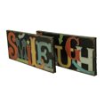 thumbnail image 2 of Cape Craftsmen Smile & Laugh Juego de 2 piezas de lienzo con luz LED para impresi?n de pared Cape Craftsmen PSS04, 2 of 3