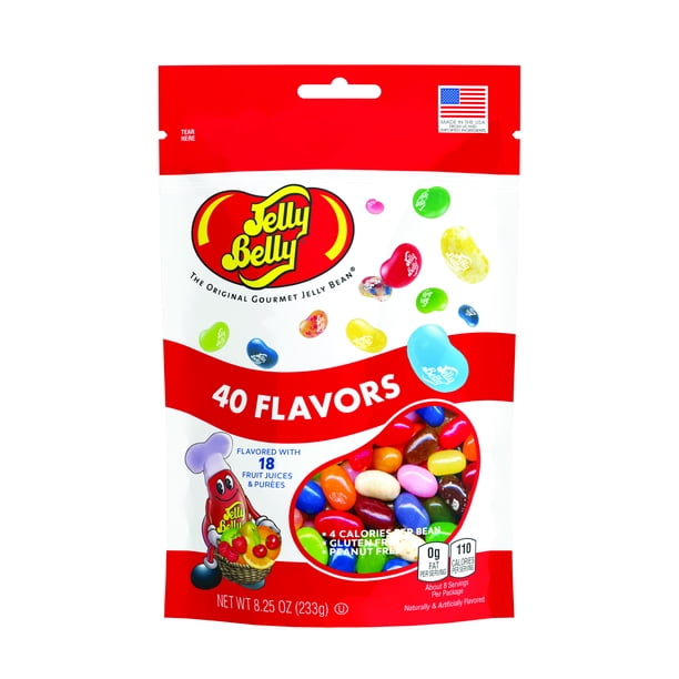 Jelly Belly, 40 Assorted Flavors Jelly Beans, 9.8 Oz
