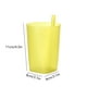 thumbnail image 2 of Vaso auto-sorbente de plástico amarillo sin tapa, color de dulce fresco, 2 of 6