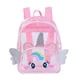 thumbnail image 1 of Mochila de unicornio para niños, mochila escolar transparente para niña y niño (rosa) Likrtyny Para estrenar, 1 of 9