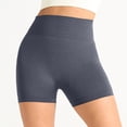 thumbnail image 5 of Women's High Waisted Seamless Biker Shorts Butt Lift Stretchy Workout Shorts, 5 of 6