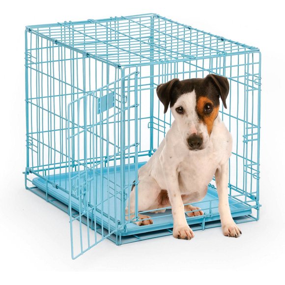 Midwest Homes For Pets iCrate Single Door Light Blue Dog Crate