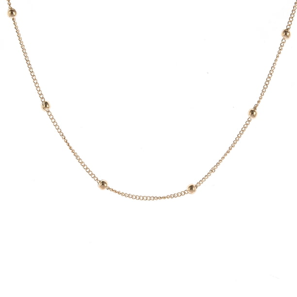 Sonducket Collar de cuentas Estilo simple y elegante Collares de gargantilla de diario para mujeres Ropa, zapatos y accesorios Miscelánea Oro Sonducket AP009730-01