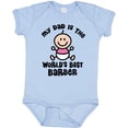 thumbnail image 3 of Inktastic My Daddy Worlds Best Barber Girls Baby Bodysuit, 3 of 5