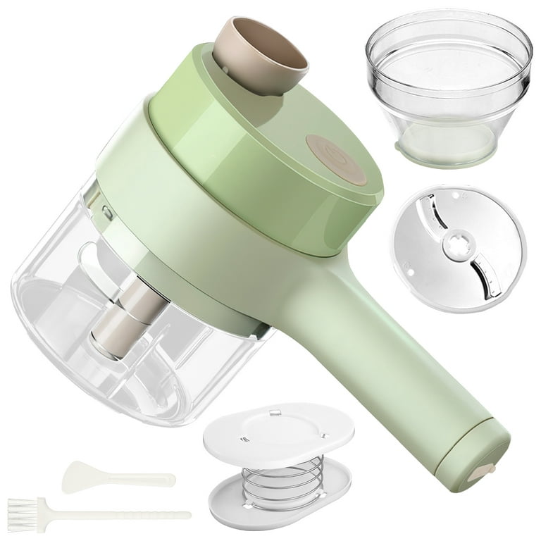 EJWQWQE Muti-Function Portable Electric Vegetable Cutter Set,Food Electric  Chopper,Portable Mini Electric Food Blende, Apply To Meat Garlic Pepper