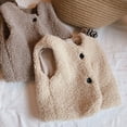 thumbnail image 4 of Gyratedream Autumn Winter Baby Girls Toddler Kids Warm Thicken Lamb Wool Waistcoat Vest Coats, 4 of 5