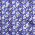 thumbnail image 1 of oneOone Cotton Cambric Medium Purple Fabric Kids Floral Sewing Craft Projects Fabric Prints By Yard 56 Inch Wide, 1 of 4