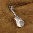 thumbnail image 5 of 925 Sterling Silver Lovely Musical Pendant Cute Guitar Model TA335 Small Size Pendant Only, 5 of 7