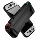 thumbnail image 1 of L6J Shockproof Soft TPU Case Protective Sleeve Cover for Nintendo g5M Switch OLED Console - Black, 1 of 5