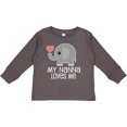 thumbnail image 3 of Inktastic Nanna Loves Me Grandchild Gift Boys or Girls Long Sleeve Toddler T-Shirt, 3 of 5