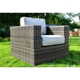 thumbnail image 5 of Living Source International Patio Chairs w/Cushions in Espresso/Gray (Set of 2), 5 of 5