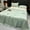 Light Green, variant on EazyTech Silk Satin Bed Sheet Queen Size 63"x86.6" Easy Care Washable Wrinkle Free Hotel Luxury Bedding