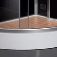 thumbnail image 3 of Ariel Bath Platinum 47.7'' x 89'' Round Sliding Steam Shower with Base Included, 3 of 4