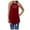 Wine, variant on Timegard Tank Top for Women Crewneck Lace Sleeveless Ruched Back Button Loose Casual Comfy Tee Top