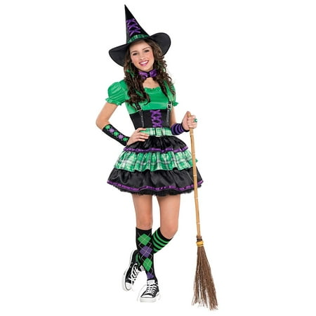 Teen Girls Wicked Cool Witch Halloween Costume | Junior Size Medium