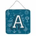 thumbnail image 2 of Carolines Treasures CJ2014-NDS66 Letter N Sea Doodles Initial Alphabet Wall or Door Hanging Prints 6HX6W multicolor, 2 of 7
