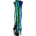 thumbnail image 7 of 7" Peeptoethigh High Sequined Boots., 7 of 7