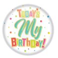 thumbnail image 1 of Beistle BT121 Bouton Aujourd'hui Mon Anniversaire 2 Po., 1 of 1