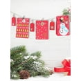 thumbnail image 4 of 24Pcs DIY Xmas Pattern Advent Calendar Candy Gif Bags Hanging Decor With Rope Digital Sticker Countdown Candy Bag Set, 4 of 7