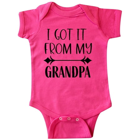 

Inktastic I Get It From My Grandpa Gift Baby Boy or Baby Girl Bodysuit