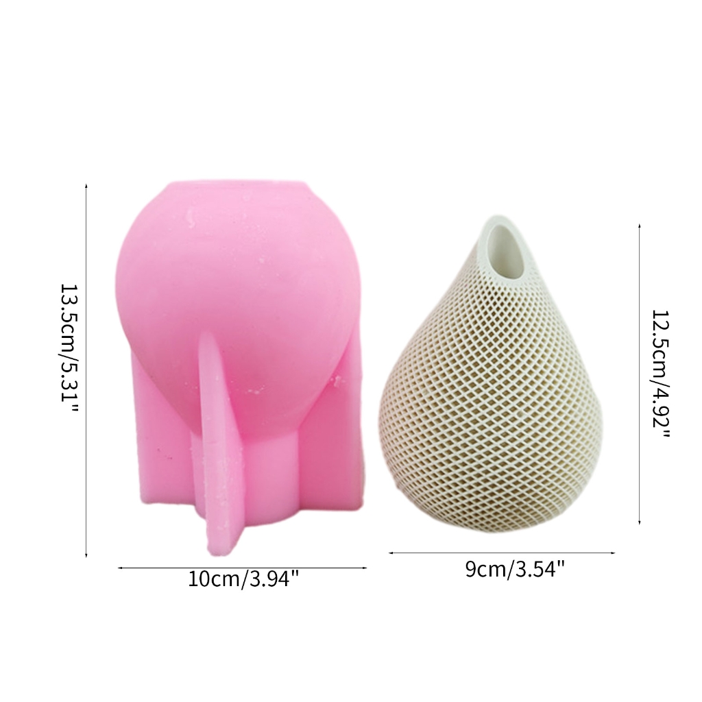 WINDLAND Succulents Flower Pot Resin Silicone Mold Suitable for Diy Garden Flower Pot