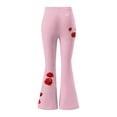 thumbnail image 3 of Fmbrln Womens Yoga Pants Stretchy Workout Gym Pants Fashion Floral Print Casual Flare Leg Pants, 3 of 7
