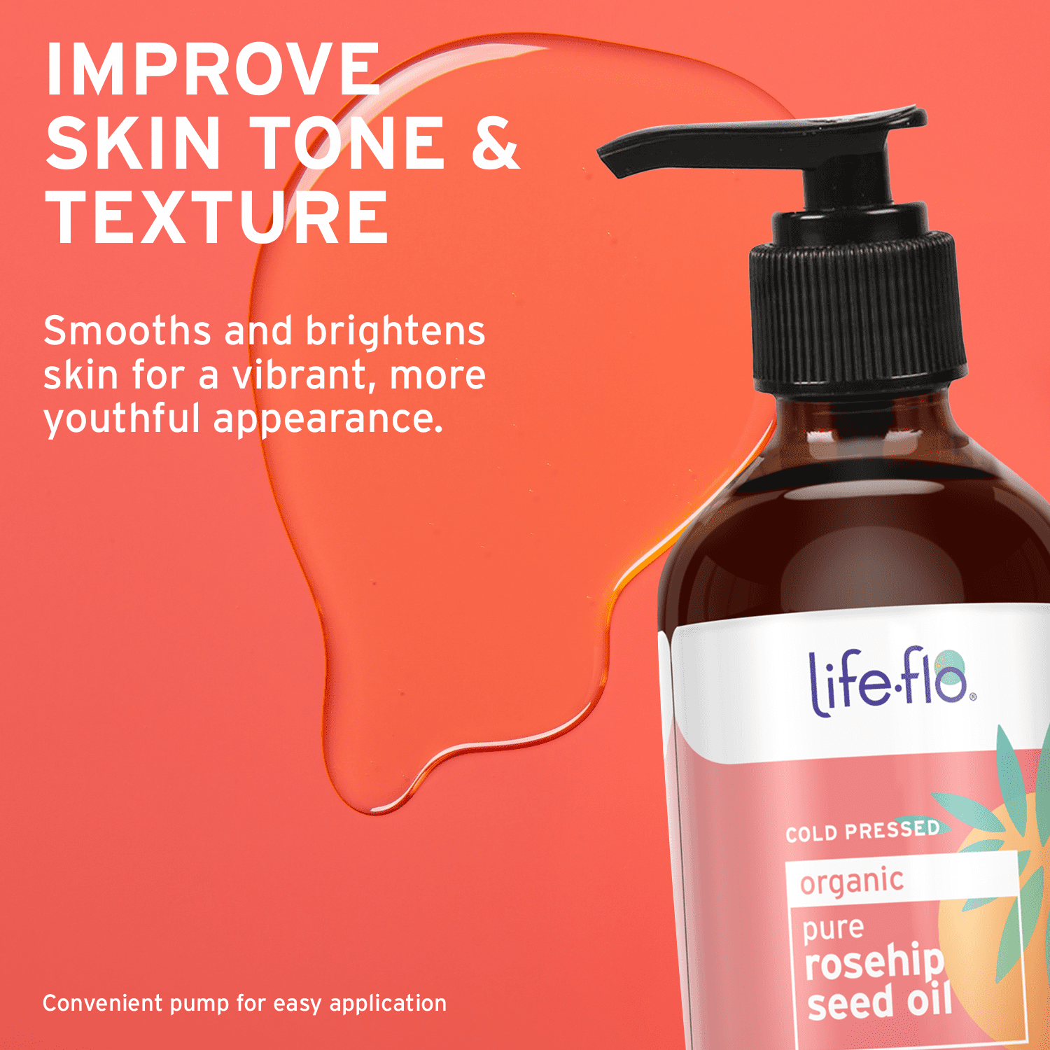 Life-Flo Pure Rosehip Seed Oil | Organic & Cold Pressed | Moisturizing Treatment for Facial & Skin Care | 4oz