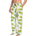 thumbnail image 2 of Yiaed Corns Print Men's Lounge Pants, Loose PJ Bottoms, Long Pajama Pants for Men-XX-Large, 2 of 5