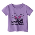 thumbnail image 1 of COM1950s Crop Top pour Enfants, T-Shirt Décontracté Ample à Manches Courtes Col Rond Confortable pour Adultes, 1 of 6