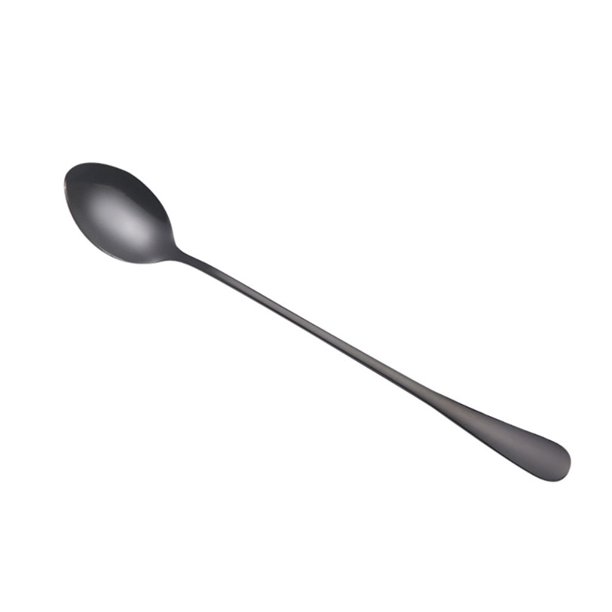 Cuchara colorida de acero inoxidable 410, cucharas de mango largo, utensilios para beber café, utensilios de cocina, envío directo Xemadio 1374-1