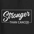 thumbnail image 6 of Wild Bobby Stronger than Cancer USA Flag Sleeve Breast Cancer Awareness Women Tee, Black, Small, 6 of 6