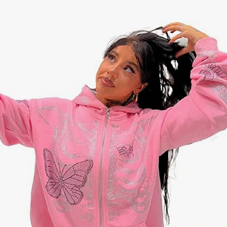 Pink Rhinestone Hoodie String – Sleeper Nerdz & Co.