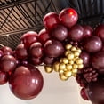thumbnail image 3 of Conjunto de 10 globos de Borgoña KIRIKOU grande, redondo, helio, Globo de látex grueso, de 18 pulgadas, para la decoración de la fiesta de graduación de la ducha del bebé de la boda de cumpleaños, 3 of 4