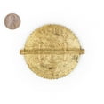 thumbnail image 2 of The Bead Chest Traditional Brass Sun Baule Bead Pendant (75x65mm): African Tribal Metal Pendant for DIY Jewelry and Necklace, 2 of 3