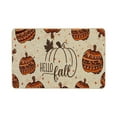 thumbnail image 2 of Tainini Autumn Rug Doormat Pumpkin Welcome Mat, Fall Halloween Thanksgiving Entrance Polyester Mats for Home Front Door Decor , 16 x 24 in, 2 of 3