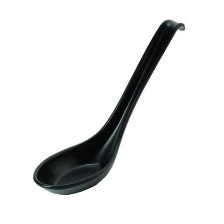 

0.8 oz. Black Matte Nara Melamine Soup Spoon