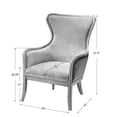 thumbnail image 3 of 23158-Uttermost-Snowden - 41.5 inch Wing Chair, 3 of 9