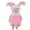 R93-Pink, variant on RMGVDSD Baby Boy Girl Romper Adorable Bunny Clothes Baby Girls Boys Bodysuit Onesie Rabbit Soft Rompers Animal Outfit One Size