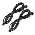 thumbnail image 1 of MERRYHAPY 2Ud Cable Extensor Para Luces De Neón Con 4 Pines Negro Flexible Y Resistente Para Uso, 1 of 8