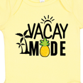 thumbnail image 4 of Inktastic Vacay Mode with Palm Trees Sun and Pineapple Boys or Girls Baby Bodysuit, 4 of 5