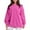 Hot Pink, variant on Jsaierl Womens Sweatshirt Cute Solid Color Sweatshirts Crewneck Dressy Casual Pullover Tops Workout Long Sleeve Blouses Fall Fashion 2024