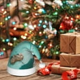 thumbnail image 6 of Kowoue Turquoise Beach Kayaking Pattern Santa Hat Christmas Hats for Adults, Holiday Unisex Velvet Comfort Xmas Hat for Women Men, 6 of 6
