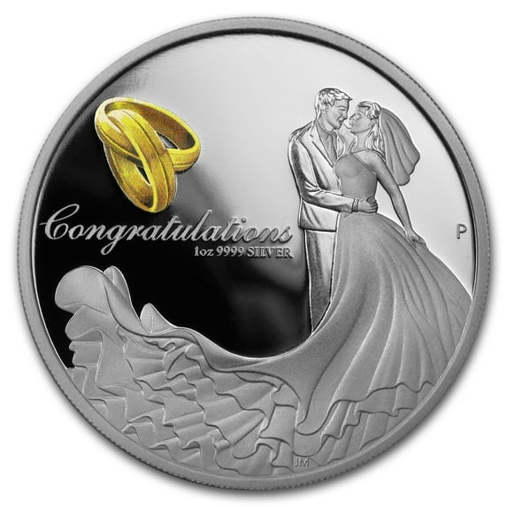 2017 Australia 1 oz Silver Wedding Proof