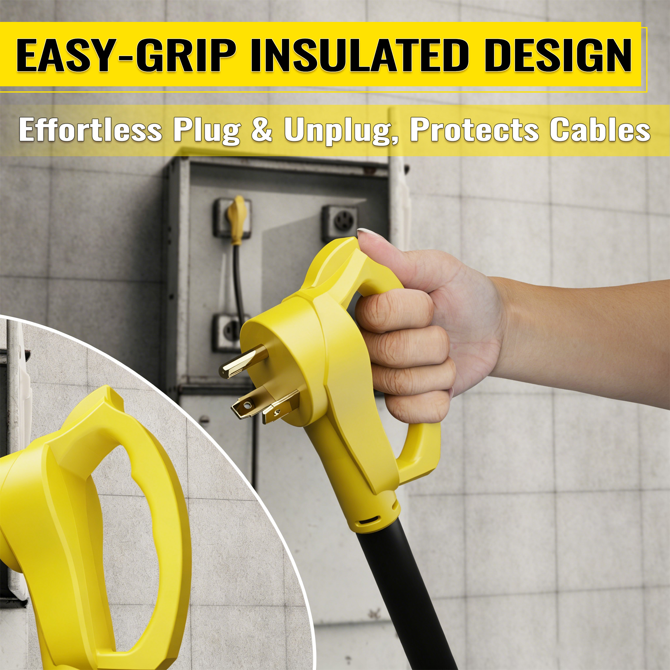ZAZFO 50 Ft 30 Amp RV Extension Cord with Waterproof Design photo 7