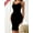 Black, variant on 2 Pack Long Slip Dress for Women, Basic Adjustable Spaghetti Straps Cami Slip Dress Soft V Neck Nightgown Under Dresses