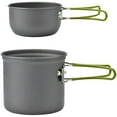 thumbnail image 4 of ELK Camping Cookware Stove Set - Compact, Lightweight and Portable Outdoor Cooking Kit with Non-Stick Pots - Stainless Steel Construction - Ideal for Camping, Hiking, Backpacking and Picnics, 4 of 7
