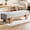 Light Gray, variant on Magic Union 57" Solid Wood Entryway Bench, Upholstered End of Bed Ottoman Bench W/Thick Cushion and Sturdy Leg, Heavy Duty 600lbs Dining Padded Bench Foot Stool for Entryway, Living Room, Dining Room