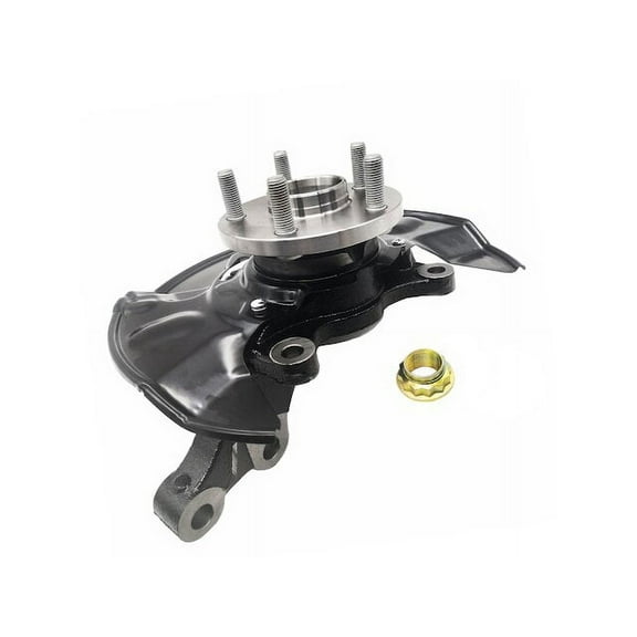 Front Left Driver Side Wheel Bearing Hub Assembly - Compatible with 2003 - 2008 Toyota Matrix FWD with 4-Wheel ABS Brakes 2004 2005 2006 2007